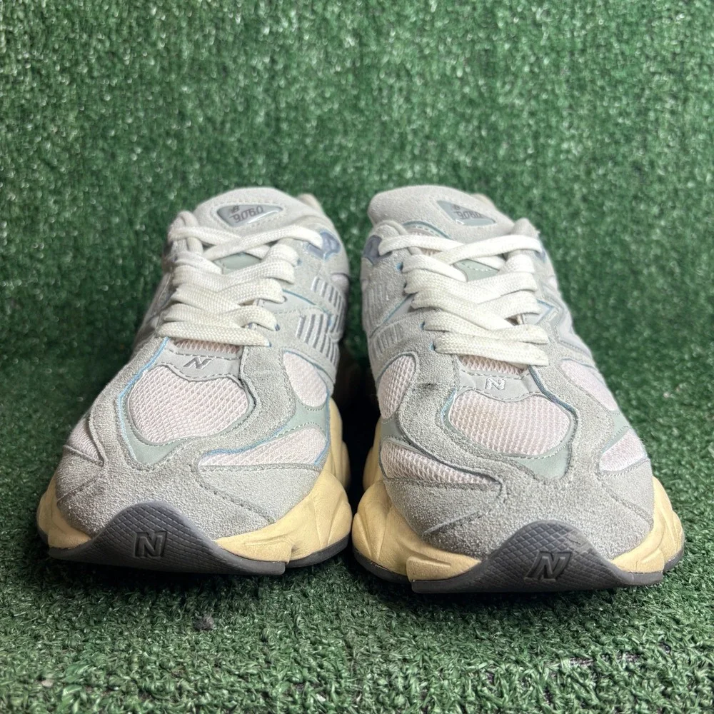 New Balance 9060 Suede Mesh Chunky Lifestyle Sneaker Granite Womens 9.5 Mens 8